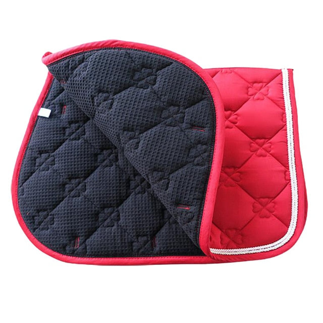 All Purpose Saddle Pad Equestrian Bareback Riding Pad Horse Riding Pad for Horse Riding Show Jumping Performance Equipment