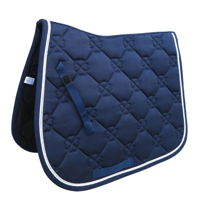 All Purpose Saddle Pad Equestrian Bareback Riding Pad Horse Riding Pad for Horse Riding Show Jumping Performance Equipment