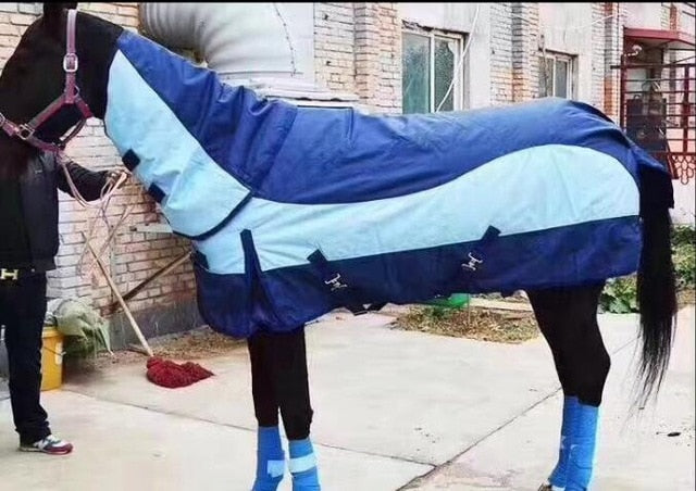 Winter Horse Racing Clothing Thicken Warm Cotton Horse Rugs Windproof Detachable Horse Harness