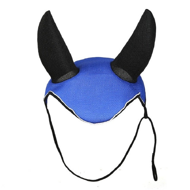 Horse Fly Mask Bonnet net ear masks protector Horse Riding Breathable Meshed Horse Ear Cover Equestrian