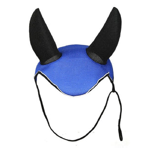 Horse Fly Mask Bonnet net ear masks protector Horse Riding Breathable Meshed Horse Ear Cover Equestrian