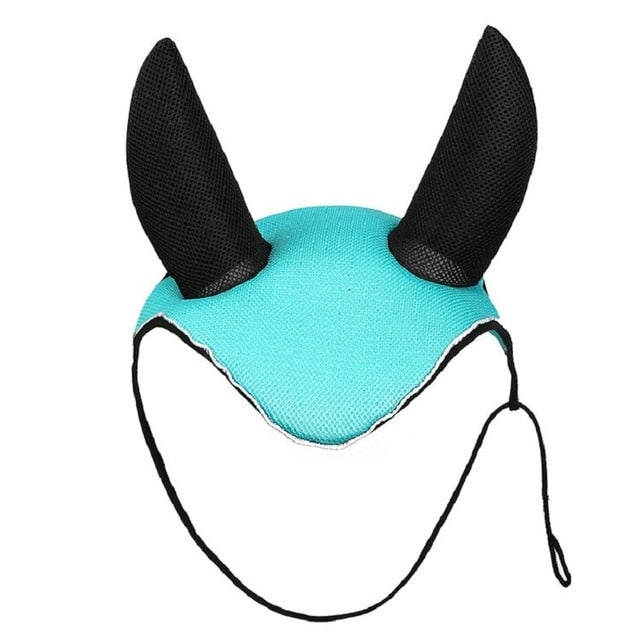 Horse Fly Mask Bonnet net ear masks protector Horse Riding Breathable Meshed Horse Ear Cover Equestrian