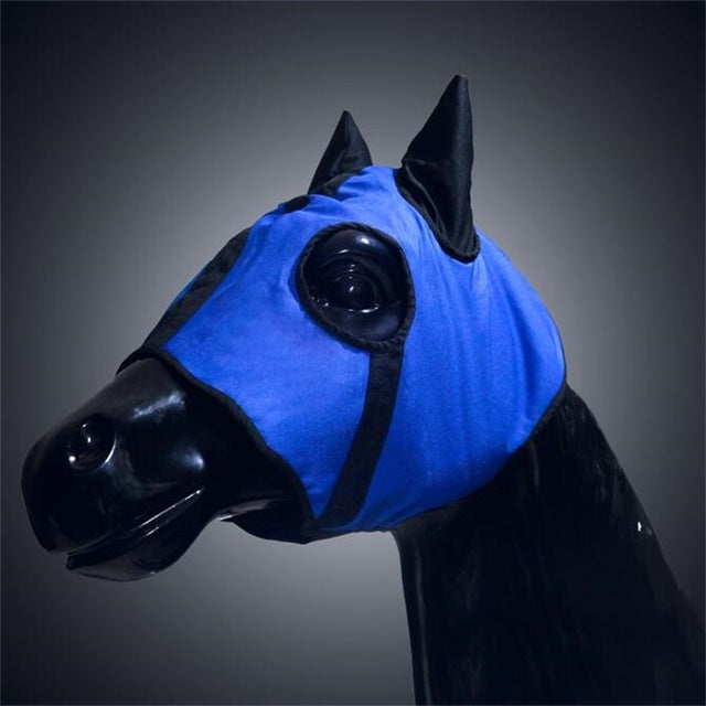 Waterproof windproof horse head cover Fly mask breathable cotton Horse eye mask