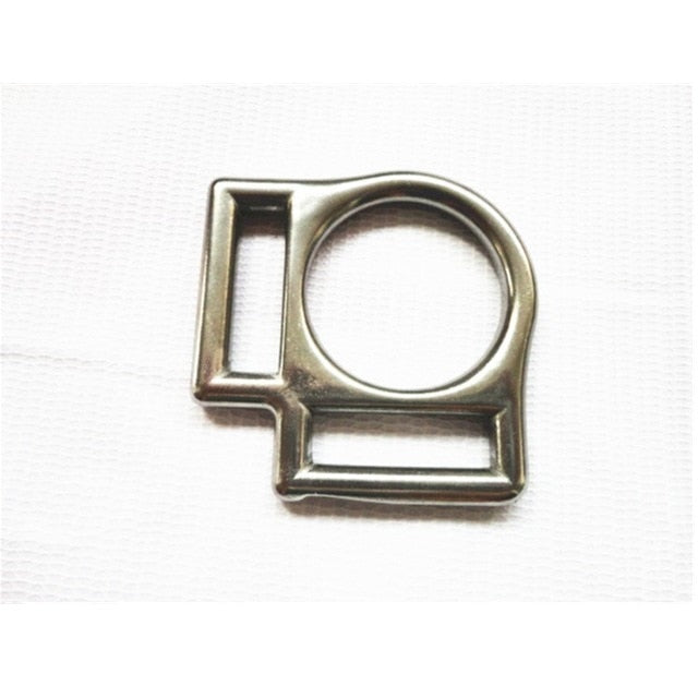 20PCS Per Lot  Stainless Steel Horse Halter Square Buckle With 2 Slots Inner width 2cm  P009