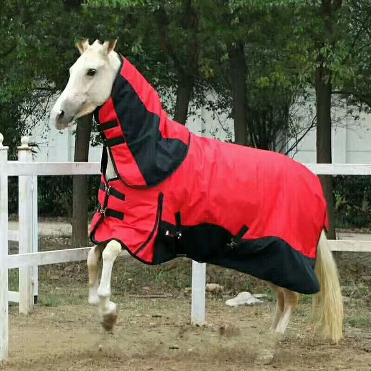 Winter Horse Racing Clothing Thicken Warm Cotton Horse Rugs Windproof Detachable Horse Harness