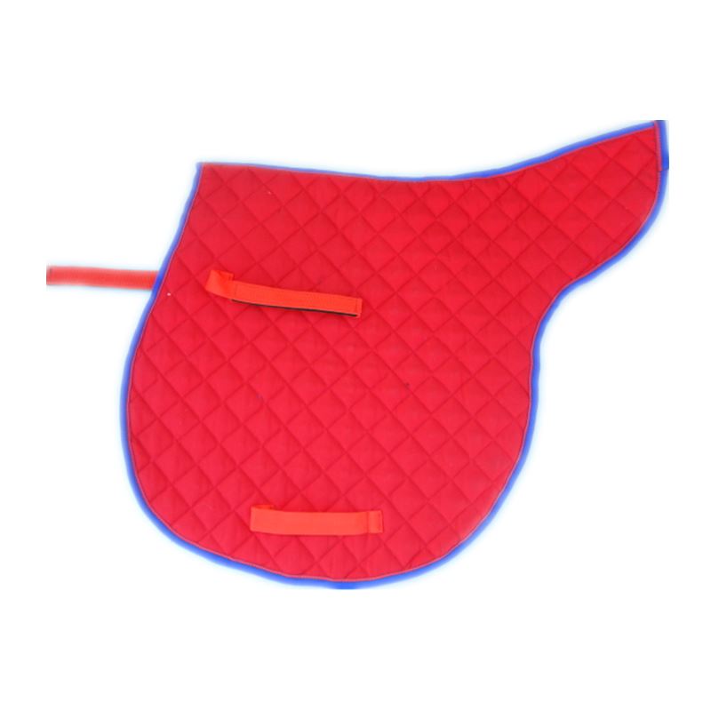 Red Horse Saddle Pad Blue Saddle Cloth Cotton Fabric Anti-skidding Breathable Fabric Not Easily Deformed Numnah  Saddle Cushion