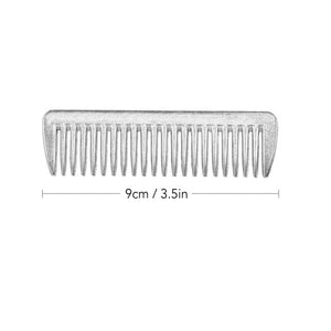 Genuine Horse Comb Aluminum Alloy Horse Cleaning Tool Mane Tail Pulling Combs Grooming Equipment Horse Care Accessories 3.2-6.5"