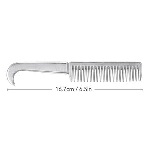 Genuine Horse Comb Aluminum Alloy Horse Cleaning Tool Mane Tail Pulling Combs Grooming Equipment Horse Care Accessories 3.2-6.5"