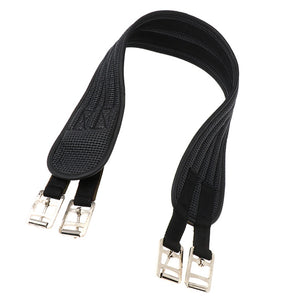 2019 New Hot Selling Padded Equestrian Non Slide Horse Girth with Strap Pony Belly Cinch Buckle 120cm Horse Girth with Strap